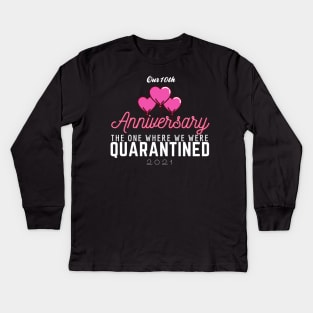 10th Anniversary Quarantine 2021 Kids Long Sleeve T-Shirt